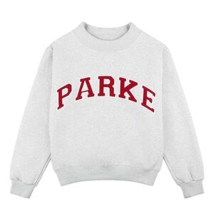 PARKE MOCK NECK RED LETTERING